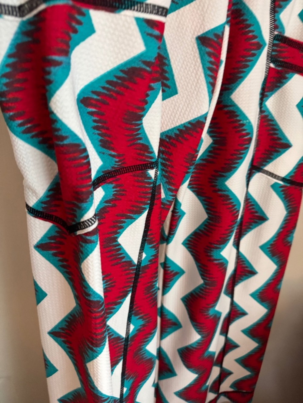 NWT, AUTUMN TENEYL DAPHNE PANTS IN FIRE AND ICE PRINT - Picture 6 of 14